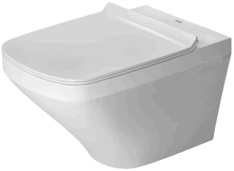 Zdjęcie Miska WC wisząca bez rantu spłukującego + deska wolnoopadająca Duravit DuraStyle 45510900A1 (25510900A0+006379000)